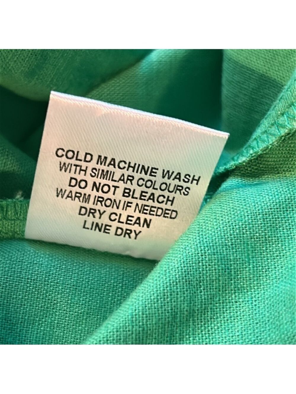 Cousin The Label Belize Dress in Kelly Green Tired Tie Strap Sundress Small NWT - Picture 9 of 9